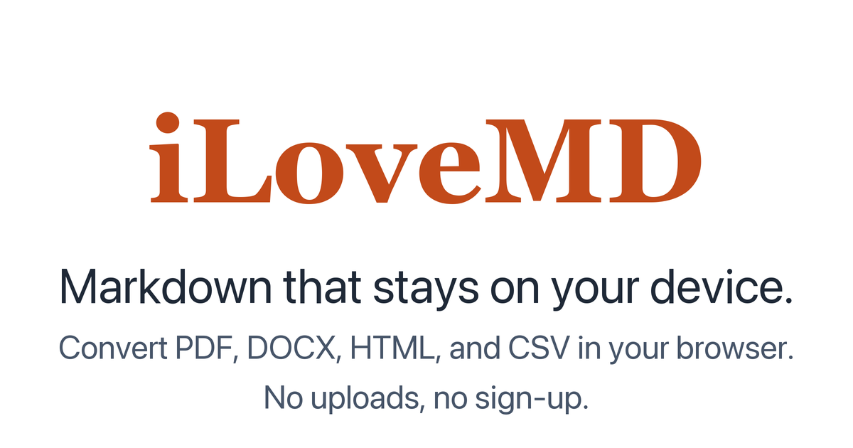 Markdown Reader: View .md Files Online, Free | iLoveMD